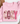 A folded light pink sweatshirt on a white surface with a brown hat and dried flowers as props. The front has a large decorative word graphic reading 'COZY' in mixed winter-themed patterns including plaid, polka dots, floral snowflakes, and snowmen.