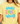 Yellow t-shirt with colorful text 'Sprinkle Kindness Everywhere' worn by a person.
