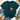 A dark teal short-sleeve t-shirt with a leopard-print apple graphic featuring a tan heart in the center, styled in a flat lay with blue jeans, beige loafers, a straw hat, and eucalyptus on a white wood background.