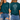 A woman modeling a dark teal graphic T-shirt, shown from both the front and back. The front has a small white 'BOLD FAITH' print on the left chest, and the back features a large white Bible verse from Hebrews 4:16.