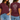 A split-view model photo showing a heathered burgundy short-sleeve T-shirt worn by a woman. The left view shows the front with the words 'BOLD FAITH' in white near the chest.