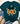 A dark teal graphic t-shirt with rolled sleeves, styled in a flat-lay arrangement with blue jeans, beige loafers, a straw hat, and eucalyptus on a white wood background. The shirt features a graphic that reads 'but GOD' in black and mustard yellow lettering with small pink flowers.
