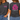 A dark heather gray graphic t-shirt shown on a model from both the front and back. The front features a small pink and white graphic on the left chest reading 'ESTHER your favorite'.