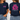 A navy blue graphic t-shirt shown on a model from both the front and back. The front features a pink graphic that reads 'ESTHER four faithful' with small pink flowers.