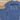 Blue t-shirt with fish illustrations and Bible verse on a wooden surface