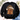 A black crewneck sweatshirt featuring a graphic of a winking gingerbread cookie wearing a leopard-print Santa hat and glasses, styled in a flat lay with jeans, shoes, and eucalyptus leaves.
