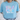 Person wearing a light blue t-shirt with 'God is good all the time' text design.