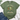 An olive green graphic t-shirt featuring a cartoon frog riding a bicycle with flowers, styled in a flat lay with blue jeans, white sneakers, and a small plant on a white wood background.