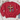 A heather red crewneck sweatshirt laid flat on a white textured blanket, featuring a colorful graphic of a cross decorated with holiday lights and the text 'BE THE LIGHT Matthew 5:14'.