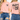 Pink t-shirt with 'Mustard Seed Faith' text on a person wearing blue jeans.