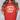 Red t-shirt with 'Praying Moms Club' text worn by a person with long hair.