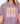 Person wearing a purple t-shirt with 'Sunshine on My Mind' text