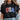 Person wearing a black t-shirt with 'USA' design