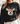 Faux Yarn Reindeer black Sweatshirt